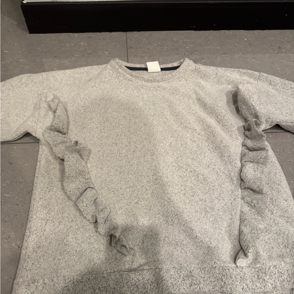 Gray Ruffle Sweater - Picture 4 of 4